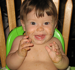 I've got to teach this kid to put a shirt on in his online pics. And to wash his face while he's at it.